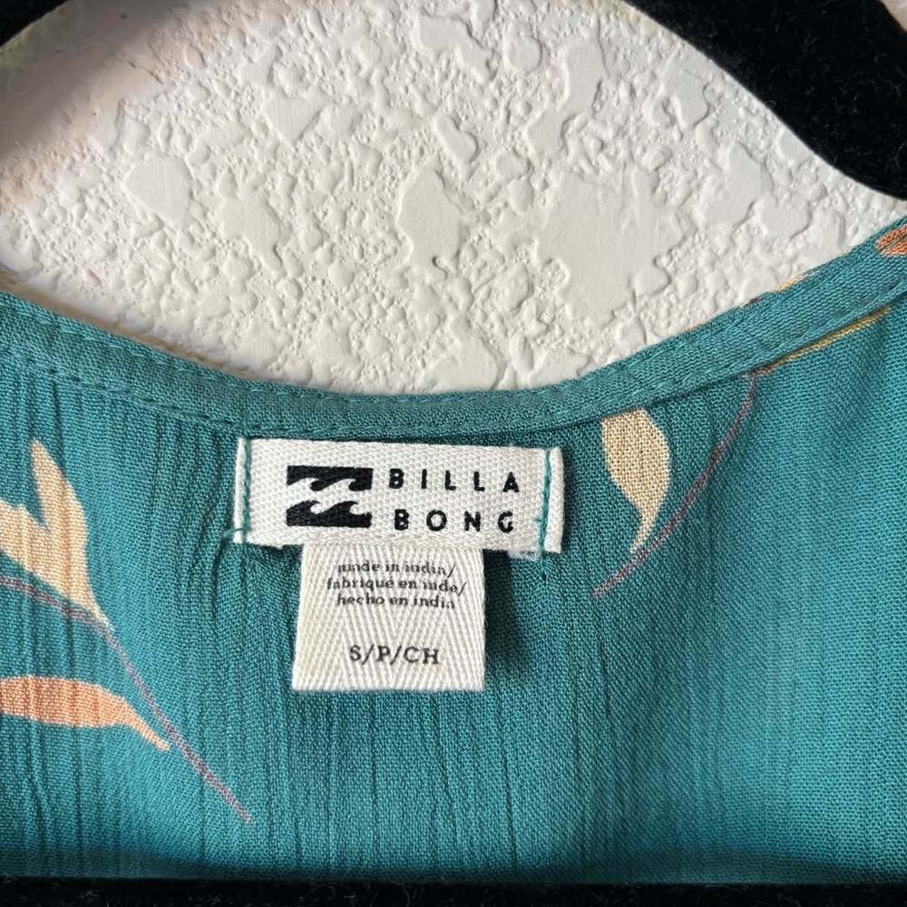 Billabong Green Long Sleeve Dress - Picture 5 of 6